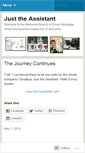 Mobile Screenshot of justtheassistant.com